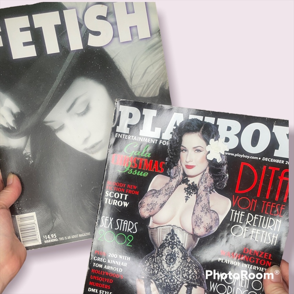 Huge Lot / Bundle of retro 90s adult magazines! Playboy, Erotica, Fetish, Dita